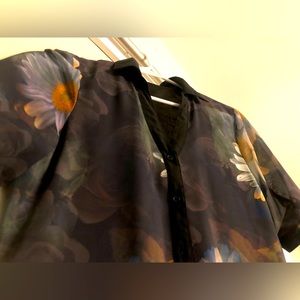 Women’s vintage chiffon dress. Formal/causal wear.